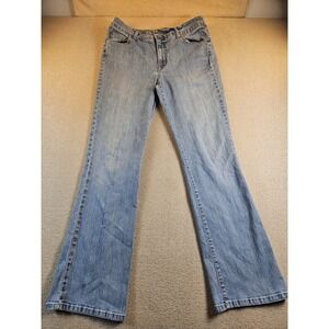 BandolinoBlu Arianna Women's Size 14 Bootcut Flare Jeans Light Wash Denim
